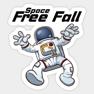 Space Free Fall Sticker